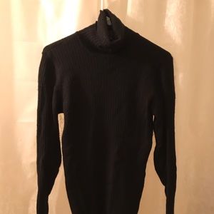 INDIVI Black Wool Turtleneck sweater